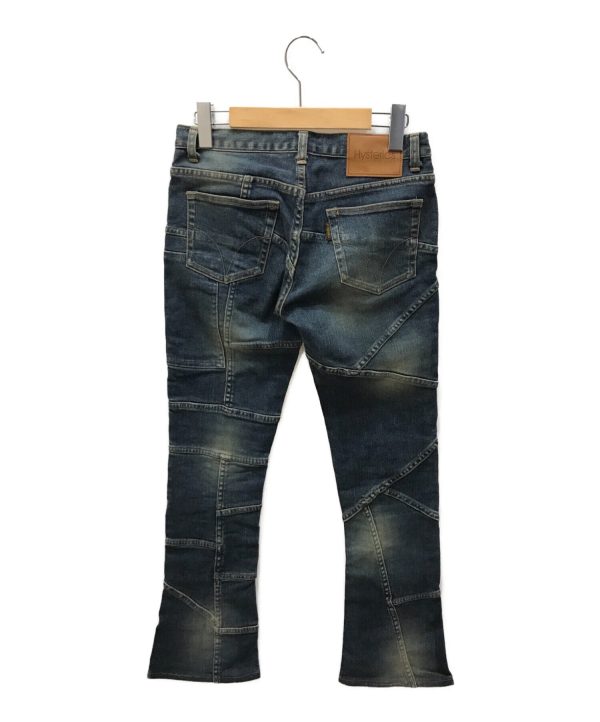 [Pre-owned] hysterics Patchwork Flared Denim Pants Online Hot Sale