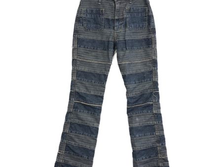 [Pre-owned] Hysteric Glamour Scratch Flare Denim Pants 01193AP02 For Cheap