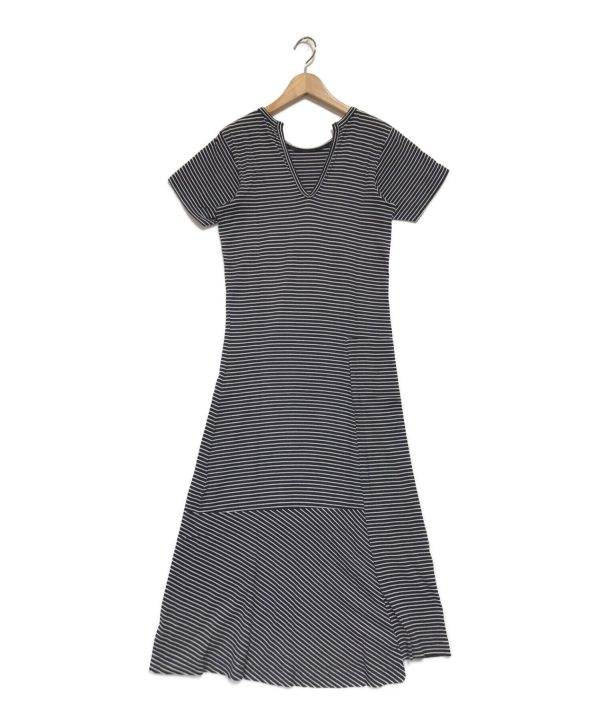 [Pre-owned] ROBE DE CHAMBRE COMME DES GARCONS Striped Flared Dress RE-T036 Supply