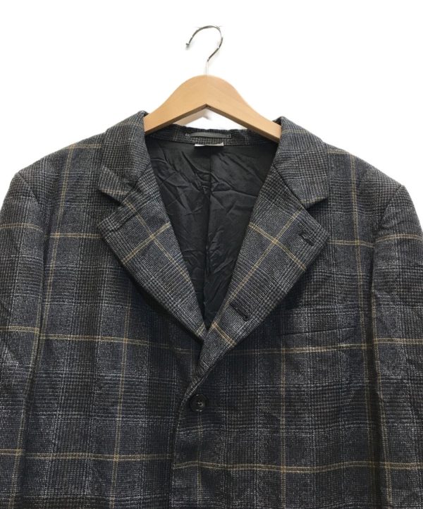 [Pre-owned] COMME des GARCONS Wrinkled Glen Check Tailored Jacket DF-J037 AD2020 Online Sale