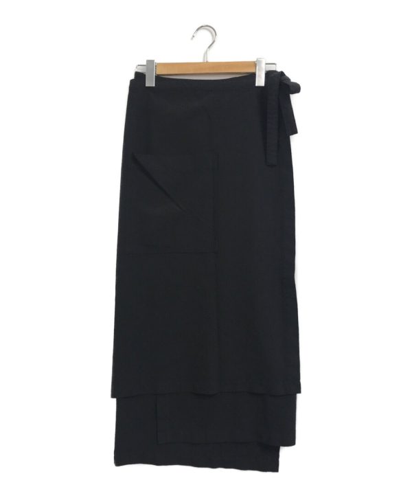 [Pre-owned] tricot COMME des GARCONS  [OLD] Asymmetrical Wrap Skirt TS-100090 Online Sale