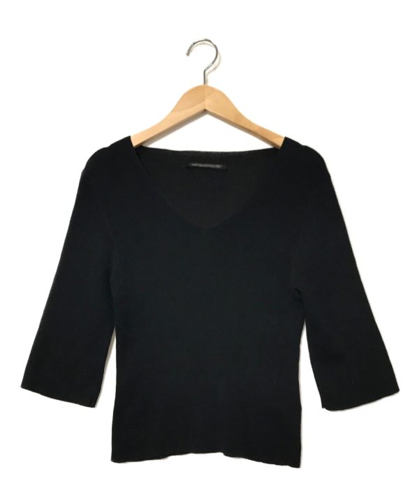 [Pre-owned] YOHJI YAMAMOTO V-Neck Cotton Knit FE-K36-951 Supply