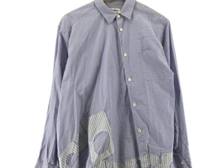 [Pre-owned] COMME des GARCONS SHIRT Patchwork Stripe Shirt Online Sale