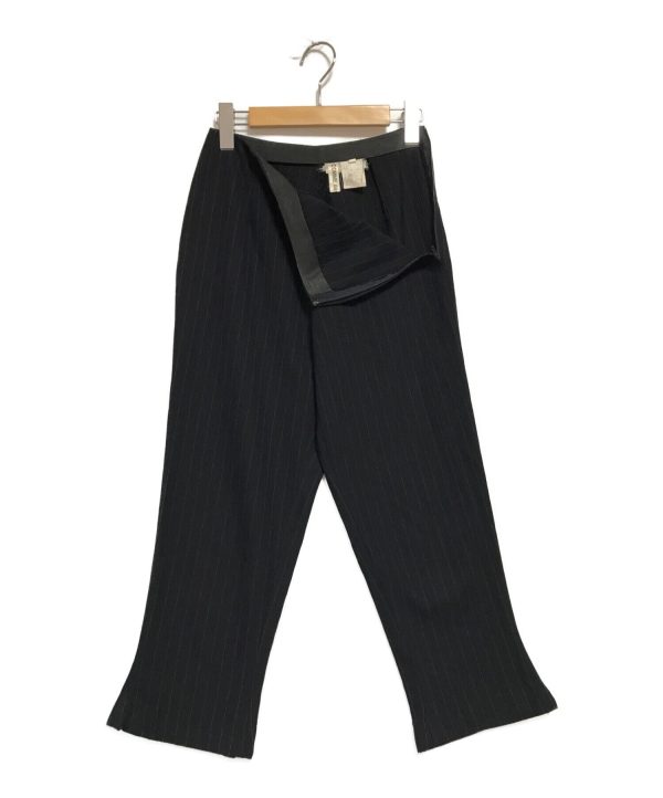 [Pre-owned] COMME des GARCONS Flared Hem Stripe Pants GP-11001S Online Hot Sale