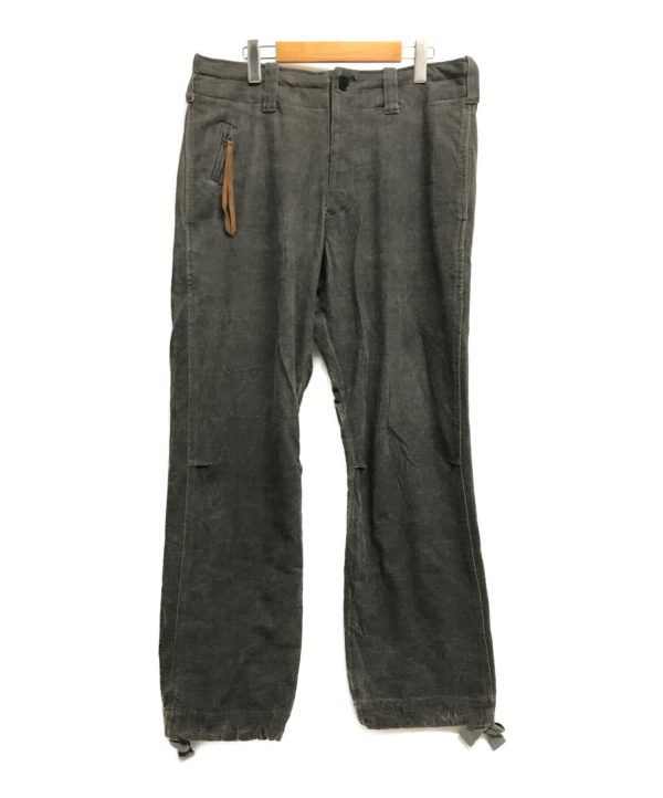 [Pre-owned] Y s Zip design straight pants Drawcord processing Jogger MR-P10-051 Discount