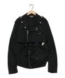 [Pre-owned] BLACK COMME des GARCONS CUT BODY BELT RIDERS JACKET 1G-J027 on Sale