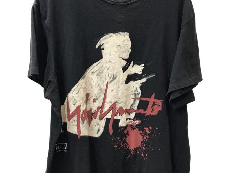 [Pre-owned] YOHJI YAMAMOTO Samurai Print T-Shirt HK-T06-073 Online Sale