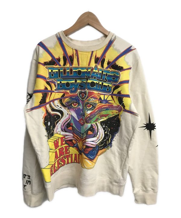 [Pre-owned] BILLIONAIRE BOYS CLUB BB Celestial Crew Neck Sweatshirt 801-9305 on Sale