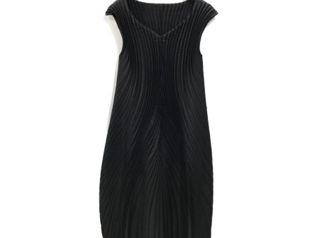 [Pre-owned] ISSEY MIYAKE Pleated Sleeveless Dress IM33FH503 Online Sale