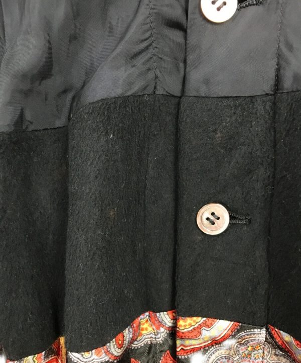 [Pre-owned] COMME des GARCONS Front Button Skirt with Different Material Switching GS-040120 Cheap