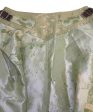 [Pre-owned] ISSEY MIYAKE Silk-blend cowhide leather buckle skirt IM91FG028 Supply