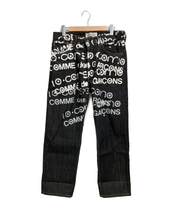 [Pre-owned] COMME des GARCONS JUNYA WATANABE MAN×LEVI S Paint Finish Denim Pants SA-P201 Hot on Sale