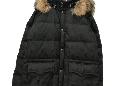 [Pre-owned] A BATHING APE Fur Hood Jacquard Sal Camouflage Down Jacket GORE-DRYLOFT Supply