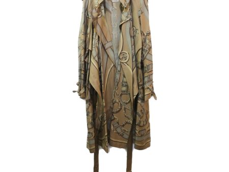 HERMES Silk Trench Coat Hermes Japon Tag Online Sale