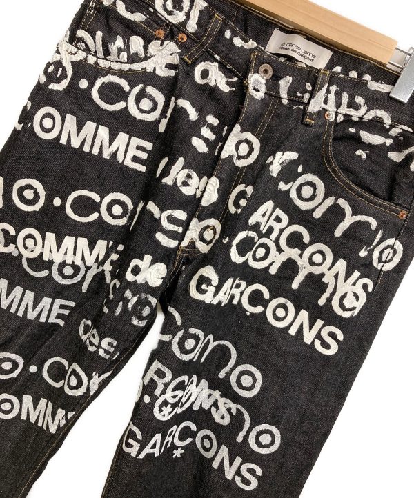 [Pre-owned] COMME des GARCONS JUNYA WATANABE MAN×LEVI S Paint Finish Denim Pants SA-P201 Hot on Sale