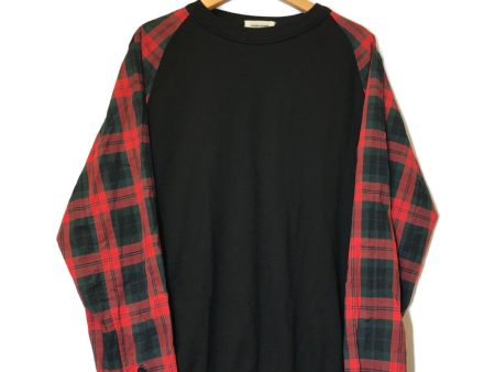 [Pre-owned] UNDERCOVERISM Check Shirt Docking Crew Neck Knit K4902 Online