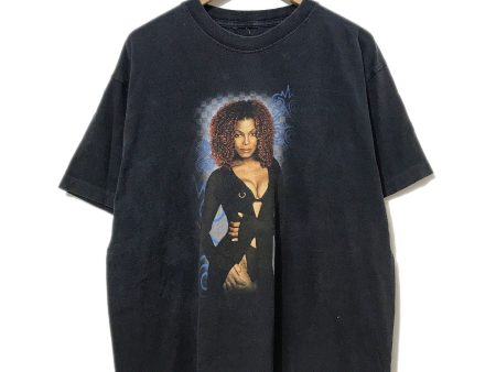 [Pre-owned] [Vintage Clothes] 90 s Janet Jackson Artist T-Shirt Hot on Sale