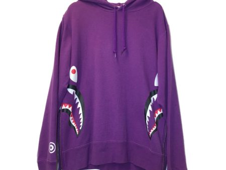 [Pre-owned] A BATHING APE Side Zip Shark Wide Pullover Hoodie Pullover Hoodie 001PPE801011X For Cheap