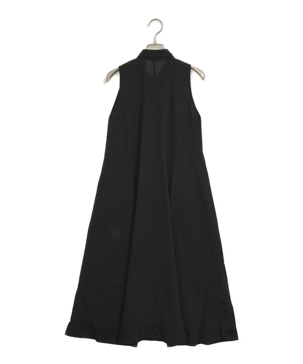 [Pre-owned] YOHJI YAMAMOTO [OLD] Draped A-Line Wool Gabanosleeveless Dress F0-D45-104 Cheap