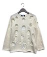 [Pre-owned] BLACK COMME des GARCONS hole-knit sweater 1G-N001 Online Sale