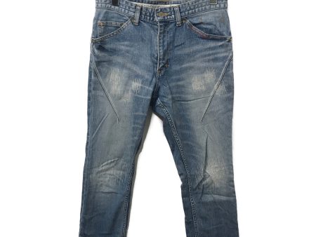 [Pre-owned] n(n) by NUMBER (N)INE Darning Denim Pants Hot on Sale