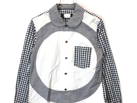 [Pre-owned] BLACK COMME des GARCONS Round Collar Switched Long Sleeve Shirt 1M-B019 Cheap