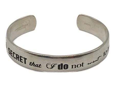 [Pre-owned] UNDERCOVER 21AW Slogan Bangle Bracelet Bangle UC2A4A01 on Sale