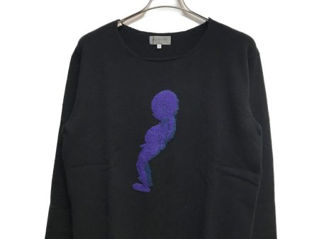 [Pre-owned] YOHJI YAMAMOTO Piss Kid Printed Wool Knit HZ-K50-959 Sale