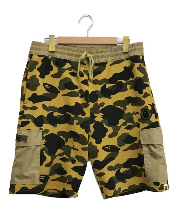 [Pre-owned] A BATHING APE 1st Camo Sweat Cargo Shorts 001SPF301011XX For Sale