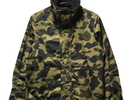 [Pre-owned] A BATHING APE Sal Camo Embroidered Logo Nylon Jacket Discount