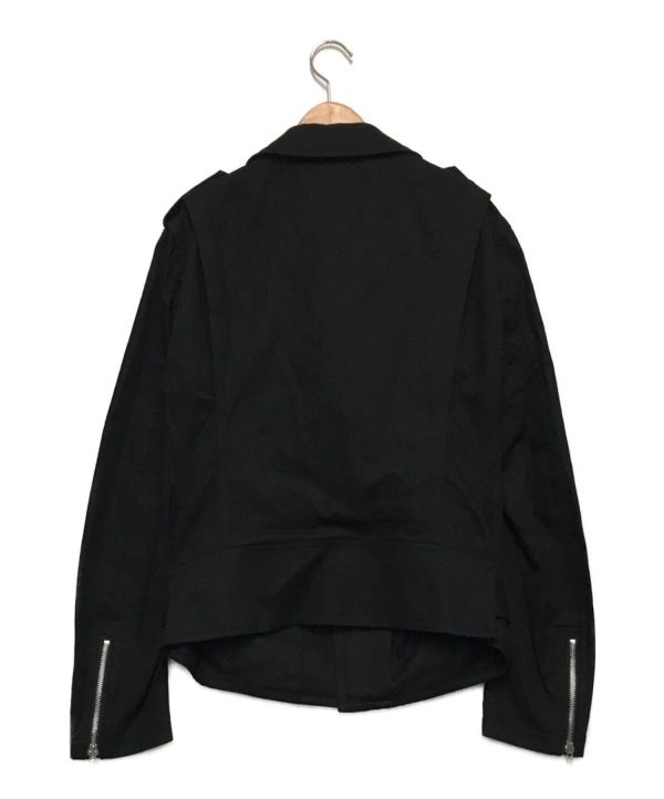 [Pre-owned] BLACK COMME des GARCONS CUT BODY BELT RIDERS JACKET 1G-J027 on Sale