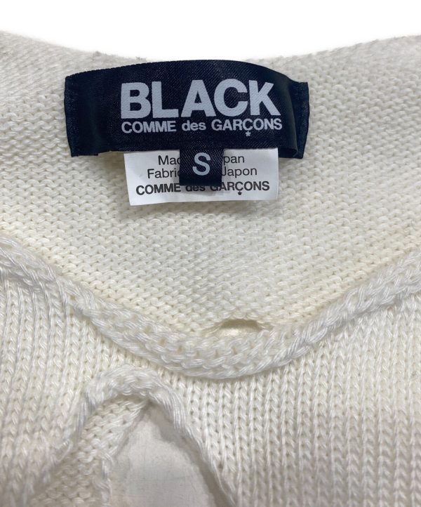 [Pre-owned] BLACK COMME des GARCONS hole-knit sweater 1G-N001 Online Sale