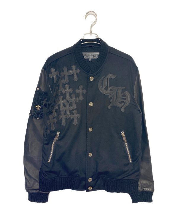 [Pre-owned] CHROME HEARTS Varsity Jacket 2225-304-9840 Sale