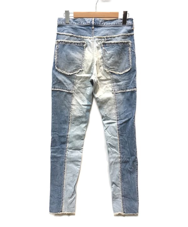 [Pre-owned] JohnUNDERCOVER 18AW Cut-off Stretch Denim Pants JUV4505-1 Discount