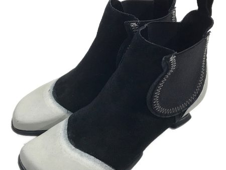 [Pre-owned] COMME des GARCONS x JOHN FLUEVOG side gore boots GD-K124 Online now