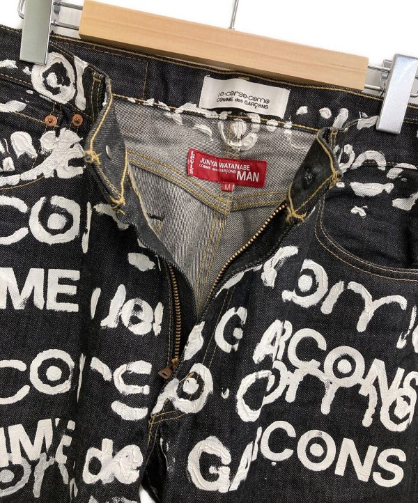 [Pre-owned] COMME des GARCONS JUNYA WATANABE MAN×LEVI S Paint Finish Denim Pants SA-P201 Hot on Sale