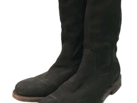 [Pre-owned] NUMBER (N)INE NUBUCK PECOS BOOTS F13-NF005 For Discount