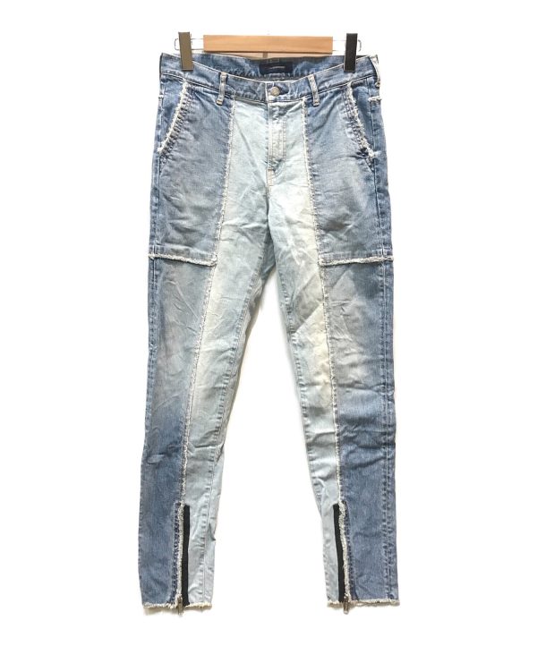 [Pre-owned] JohnUNDERCOVER 18AW Cut-off Stretch Denim Pants JUV4505-1 Discount