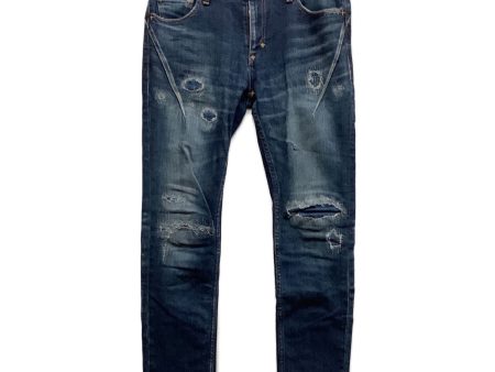 [Pre-owned] NUMBER (N)INE Damaged Denim Pants Discount