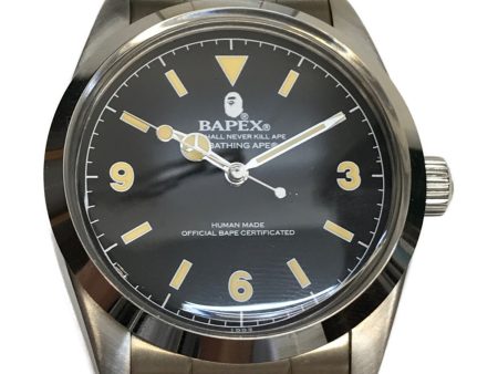 [Pre-owned] A BATHING APE Classic BAPEX Automatic Wristwatch 1I30-187-002 Supply