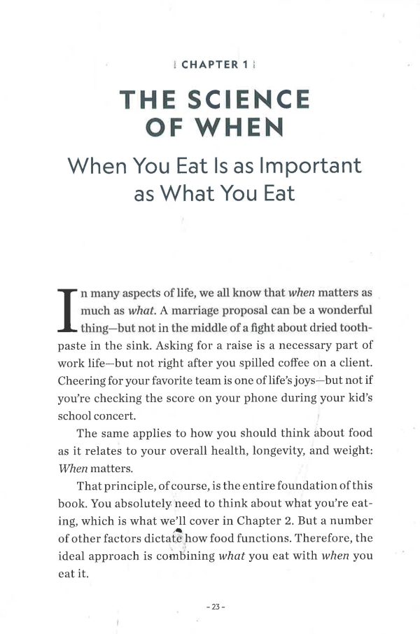 What to Eat When: A Strategic Plan to Improve Your Health and Life Through Food Online now