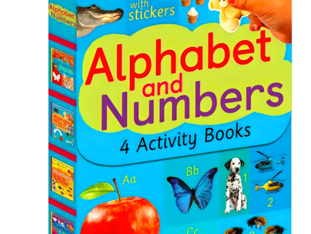 Alphabet & Numbers (Box Of 4 Books) For Cheap