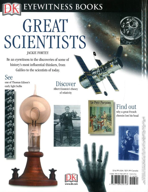 DK Eyewitness Books: Great Scientists on Sale