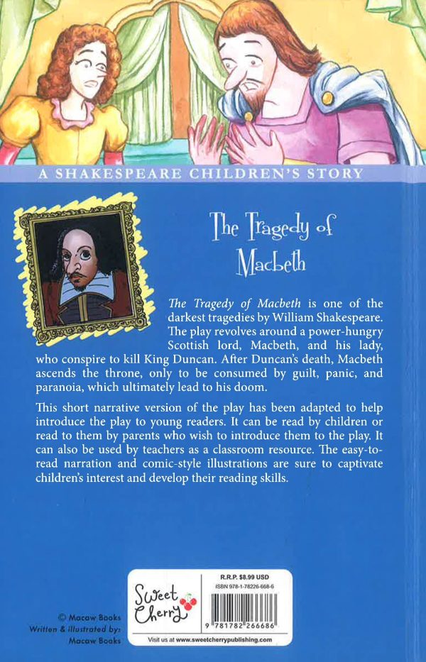 The Tragedy Of Macbeth: A Shakespeare Children s Story (Sweet Cherry Easy Classics) Cheap