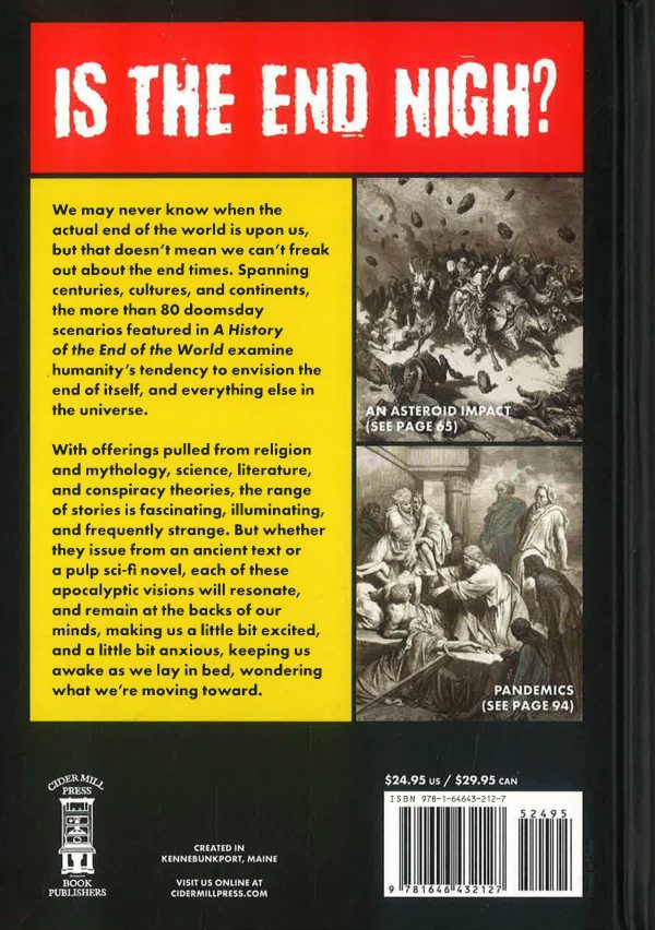 A History of the End of the World: Over 75 Tales of Armageddon and Global Extinction from Ancient Beliefs to Prophecies and Scientific Predictions For Sale