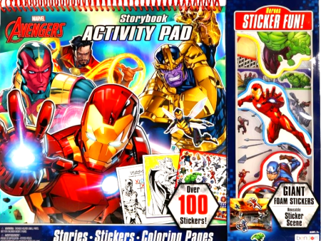 Marvel Avengers Storybook Activity Pad Fashion