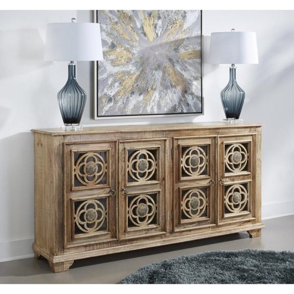 Harper 4 Door Credenza Cheap