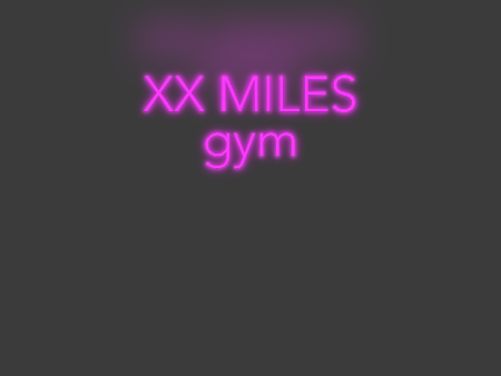 La tua scrittina XX MILES
gym... Hot on Sale