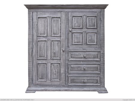 1041 Tera Grey Armoire Hot on Sale