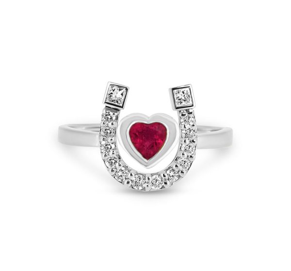 Horseshoe Heart Ring Online